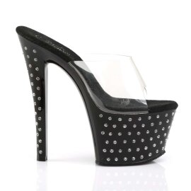 Pleaser STARDUST-701 Clear/Black EU-35 / US-5