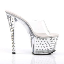 Pleaser STARDUST-701 Clear/Clear EU-38 / US-8