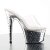 Pleaser STARDUST-701 Clear/Silver Chrome EU-40 / US-10