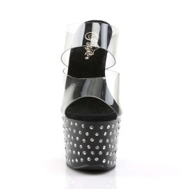 Pleaser STARDUST-702 Clear/Black EU-35 / US-5