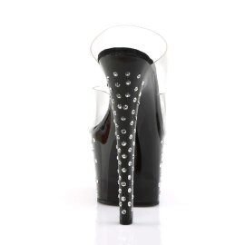 Pleaser STARDUST-702 Clear/Black EU-35 / US-5