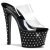 Pleaser STARDUST-702 Clear/Black EU-37 / US-7