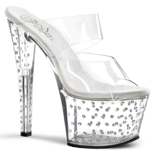 Pleaser STARDUST-702 Clear/Clear EU-37 / US-7