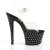 Pleaser STARDUST-708 Clear/Black EU-35 / US-5