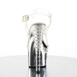 Pleaser STARDUST-708 Clear/Silver Chrome EU-40 / US-10