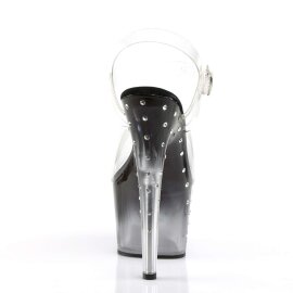 Pleaser STARDUST-708T Clear/Black-Clear EU-35 / US-5