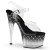 Pleaser STARDUST-708T Clear/Black-Clear EU-35 / US-5