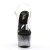 Pleaser STARDUST-708T Clear/Black-Clear EU-37 / US-7