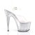 Pleaser STARDUST-708T Clear/Silver-Clear EU-37 / US-7