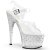 Pleaser STARDUST-708T Clear/Silver-Clear EU-39 / US-9