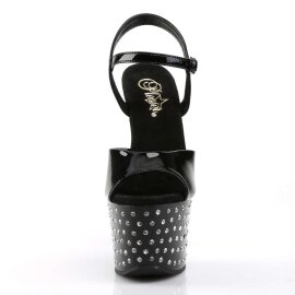 Pleaser STARDUST-709 Black Patent/Black EU-35 / US-5