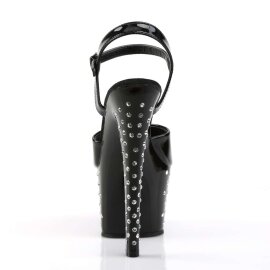 Pleaser STARDUST-709 Black Patent/Black EU-35 / US-5