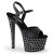 Pleaser STARDUST-709 Black Faux Leather/Black Matte EU-35 / US-5