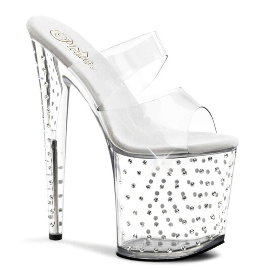 Pleaser STARDUST-802 Clear/Clear EU-35 / US-5