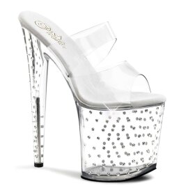 Pleaser STARDUST-802 Clear/Clear EU-35 / US-5