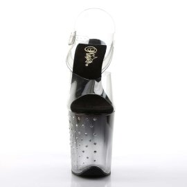 Pleaser STARDUST-808T Clear/Black-Clear EU-35 / US-5