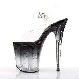 Pleaser STARDUST-808T Clear/Black-Clear EU-35 / US-5