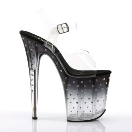 Pleaser STARDUST-808T Clear/Black-Clear EU-35 / US-5
