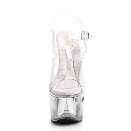 Pleaser TIPJAR-708-2 Clear/Clear EU-40 / US-10