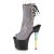 Pleaser UNICORN-1018G Purple-Blue Glitter/Black EU-35 / US-5