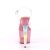 Pleaser UNICORN-708T Clear/Bubble Gum Pink Tinted EU-35 / US-5