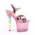 Pleaser UNICORN-711T Pink Shifting TPU/Bubble Gum Pink Tinted EU-35 / US-5