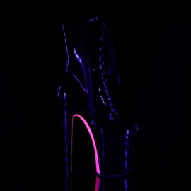 Pleaser XTREME-1020TT Black Patent/Black-Neon Hot Pink EU-35 / US-5