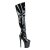 Pleaser XTREME-3010 Black Patent/Black EU-39 / US-9