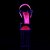 Pleaser XTREME-809TT Black Patent-Neon Hot Pink/Black EU-35 / US-5