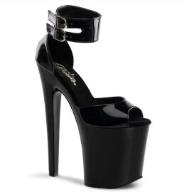 Pleaser XTREME-875 Black Patent/Black EU-35 / US-5