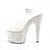 Pleaser ADORE-708MR-5 Clear/White-Silver EU-40 / US-10