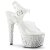 Pleaser ADORE-708MR-5 Clear/White-Silver EU-35 / US-5