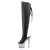 Pleaser Overknee Boots BEJEWELED-3019DM-7 Black Faux Leather/Silver Multi RS EU-35 / US-5