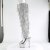 Pleaser BEJEWELED-3019RSF-7 Silver Metallic Pu-Silver/Silver Multi RS EU-35 / US-5