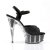 Pleaser DELIGHT-609-5G Black Glitter/Black Glitter EU-35 / US-5