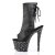 Pleaser STARDANCE-1018-7 Black Faux Leather/Black-Silver Multi RS EU-35 / US-5