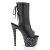 Pleaser STARDANCE-1018-7 Black Faux Leather/Black-Silver Multi RS EU-37 / US-7