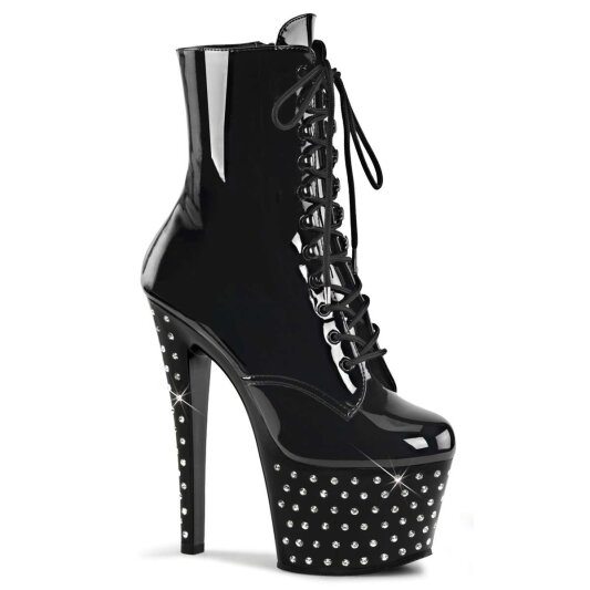 Pleaser STARDUST-1020-7 Black/Black EU-35 / US-5