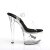 Pleaser TIPJAR-708-5 Clear-Black/Clear EU-36 / US-6