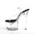 Pleaser TIPJAR-708-5 Clear-Black/Clear EU-39 / US-9