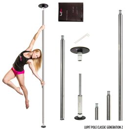 Lupit Pole Classic G2 Chrome 42 mm 2,30 m - 3,30 m