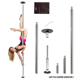 Lupit Pole Diamond G2 Stainless Steel 42 mm 2,30 m - 2,80 m