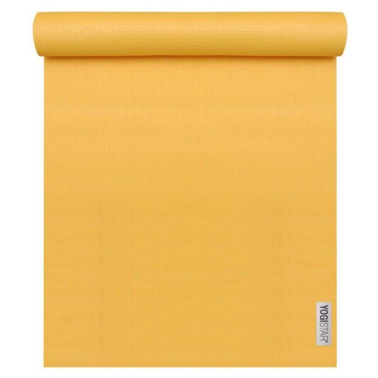 Yoga Mat Basic Yellow (183 cm x 61 cm x 4 mm)
