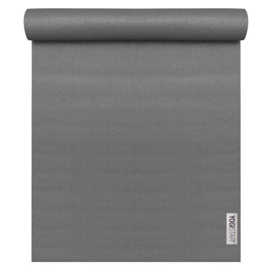 Yoga Mat Basic Graphite (183 cm x 61 cm x 4 mm)