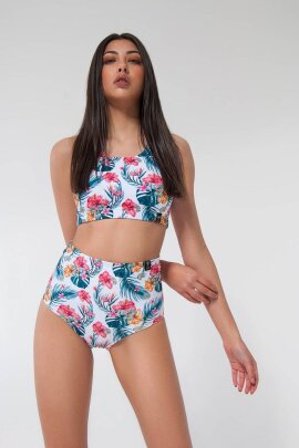 Pole Addict Open Back Top Aloha XS
