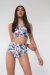 Pole Addict Open Back Top Aloha XS