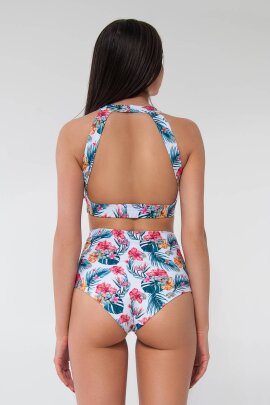 Pole Addict Open Back Top Aloha S