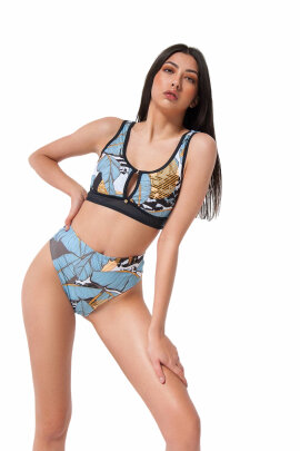 Pole Addict High Leg Shorts Malibu
