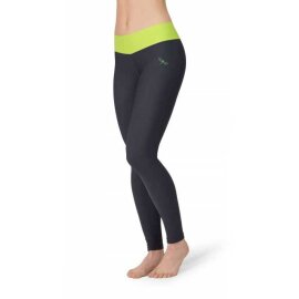 Dragonfly Leggings Adriana XS Grey Melange / Black