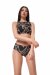 Pole Addict Crop Top Chaine Noir L